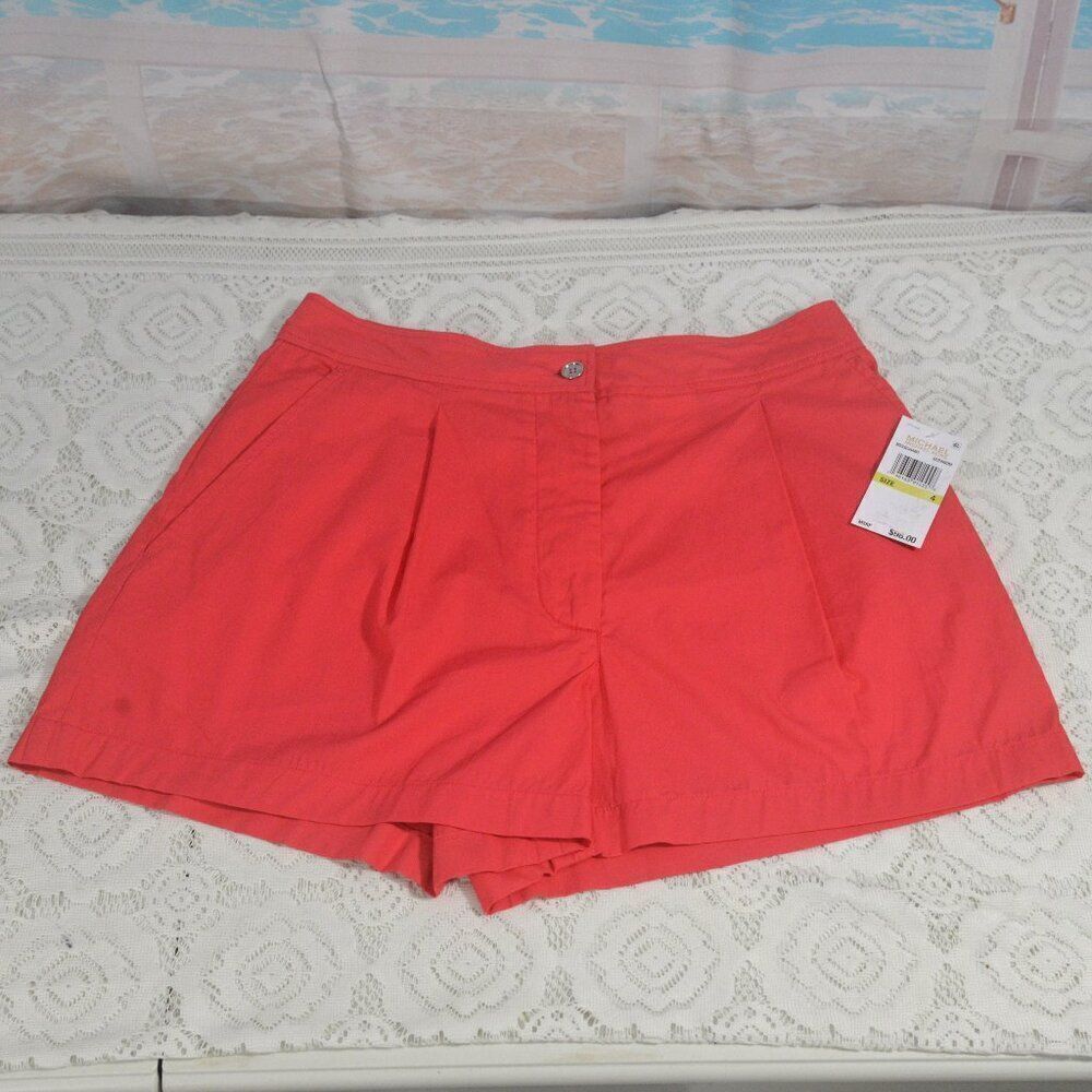 MICHAEL Michael Kors Womens Cotton Shorts Size 4 New with Tags